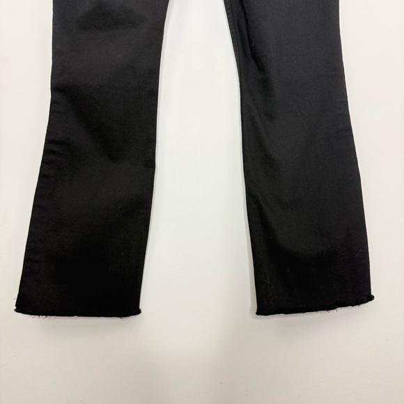Vineyard Vines Velvet Tuxedo Stripe Raw Hem High Rise Kick Flare Jeans 26 NWT - Picture 10 of 14